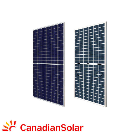 Panel Solar Bifacial Canadian Solar de 400 W (frame color Plateado) | Hasta 520 W con Ganancia Bifacial | CS3W-400PB-AG